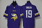Nike Vikings 19 Adam Thielen Purple Vapor Untouchable Limited Jersey,baseball caps,new era cap wholesale,wholesale hats